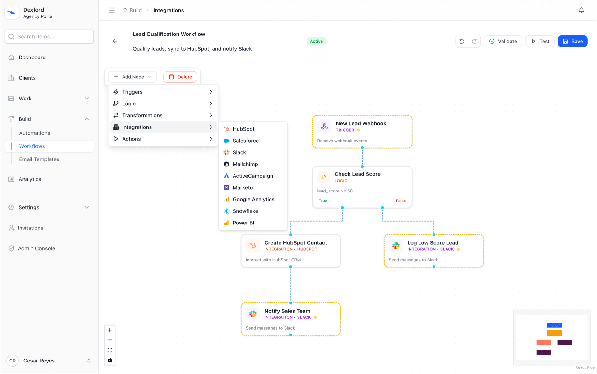 Demo 1 for agenforce template